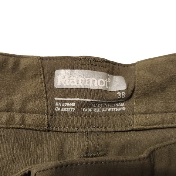 Marmot Nylon Green Shorts Mens Large‎ Good Condition - Picture 3 of 3